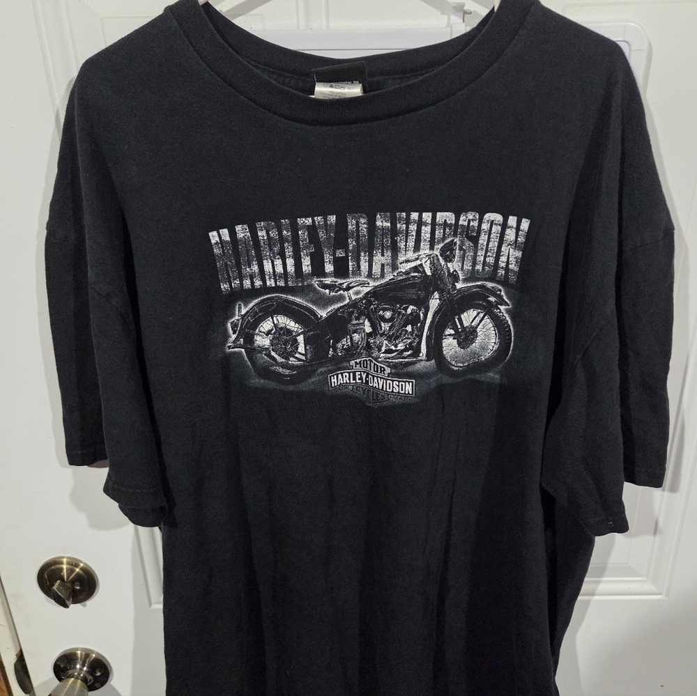 Harley-Davidson Black Graphic T-Shirt for Men